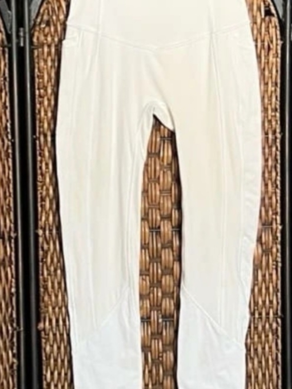 lululemon athletica Cream Athletic Bra with Removable Cups